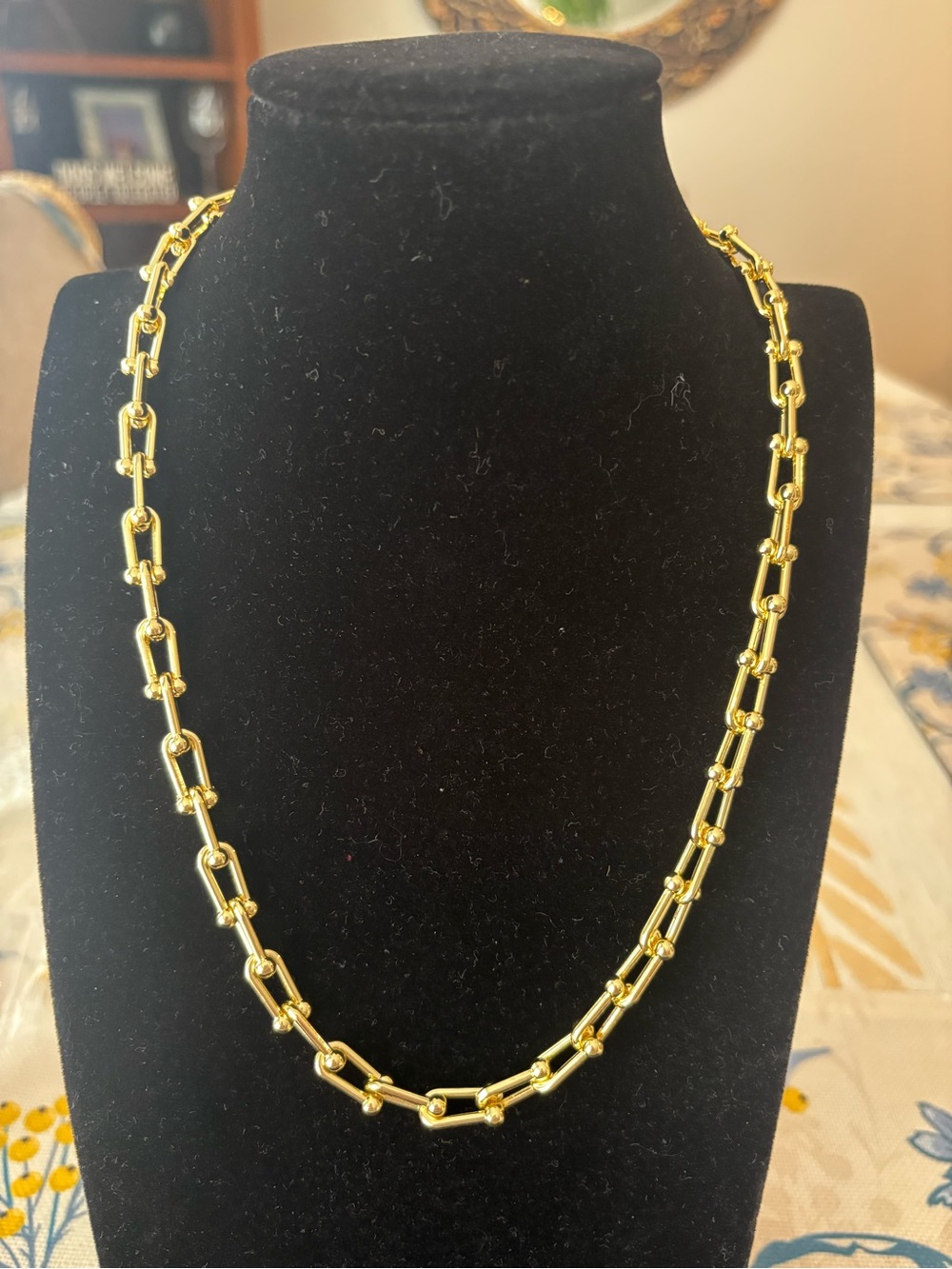 Gold Link Chain Necklace - Women’s Fashion Jewelry